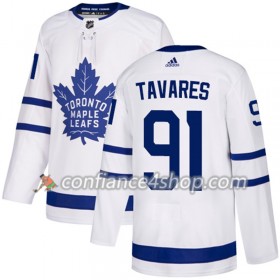 Adidas Maillot de Hockey Toronto Maple Leafs John Tavares 91 Blanc Authentic - Homme